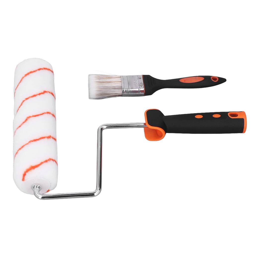 Paint Roller Set 9in Small Kit with Brush Tray Home Indoor Painting Tools Supplies