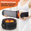 Rechargeable Heated Massage Support Brace Elastic Red Light Multifunctional Heating Waist Belt for Relaxation And Pain Relief