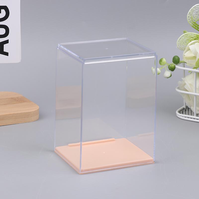 1 Piece Transparent Display Showcase High Quality Acrylic Storage Box Dustproof Thickened Doll Display Box For Home