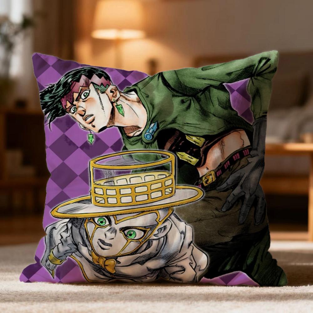 Горячая Наволочка J-JJoJo's Bizarre Adventure Мягкая Стираемая Наволочка Многоцелевая для Дивана Кровати Путешествий Офиса