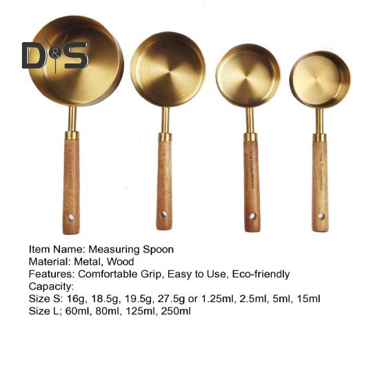 4 шт., набор мерных ложек без заусенцев, многоразовые прочные мерные ложки, весы, инструмент для бармена для кофе