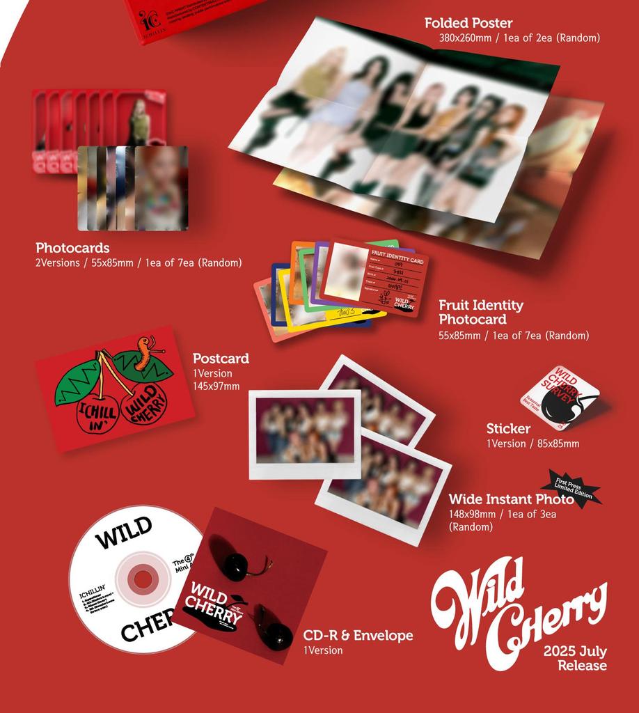 ICHILLIN' [WILD CHERRY] The 4th Mini Album (Standard / Pocaalbum)