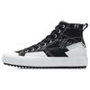 Li Ning Xun High-Top Skate Shoes Men Sneakers Black White AGCR287-2