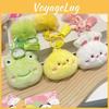Biu Plush Charming Biu Animal Head Keychain Colorful Cartoon Keychain Pendant