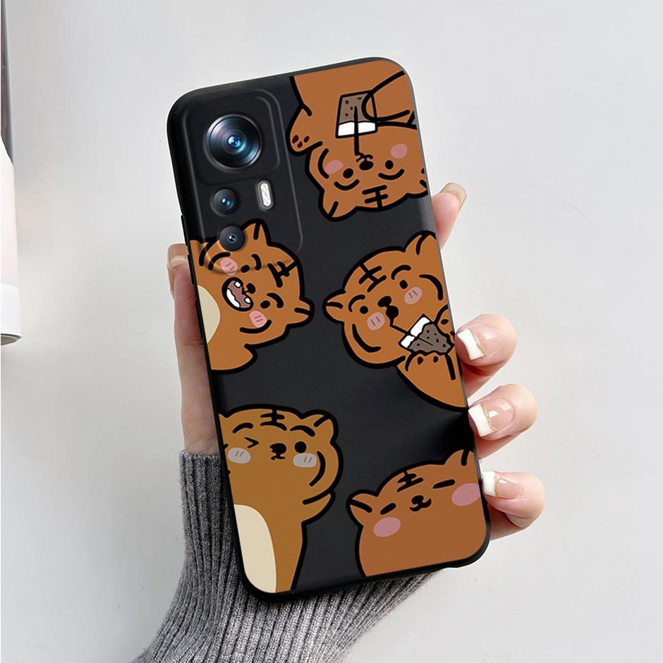 Модный чехол для Xiaomi 12T Pro Мягкий силиконовый чехол для Xiaomi 12 Lite Задняя крышка для Xiaomi 12T Pro 12 Lite Милый мультяшный coques
