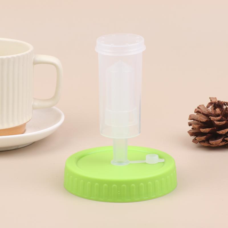 Крышки для ферментации с широким горлом Mason Jar – Безводный гидрозатвор с односторонним клапаном для солений, комбучи и кимчи, Герметичная кухонная принадлежность