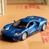 5 Inch Metal Car Simulation Exquisite Diecast & Toy Vehicle Ford GT Supercar RMZ City 1:36 Alloy Model Gifts For Children