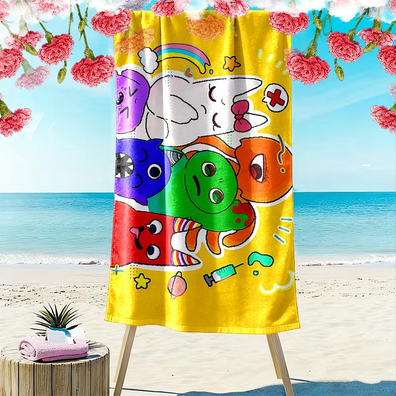 Garten of Banban Print Beach Towel, Large Soft Quick Dry Towel for Beach Camping Swimming