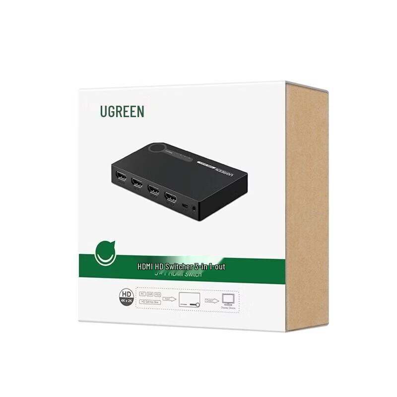 UGREEN 3-Port 4K HDMI Switcher