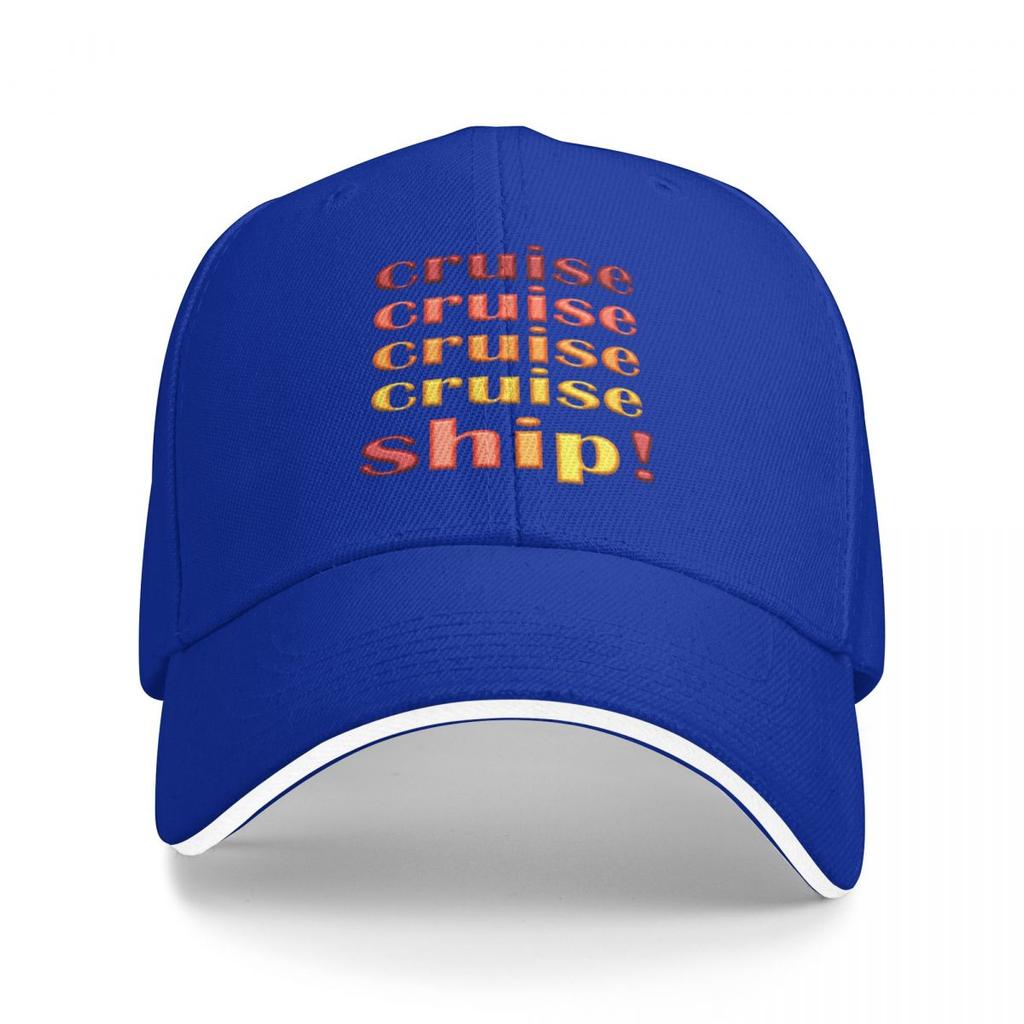 Funny Cruise Cruise Cruise SHIP Design Baseball Cap black dad hat Hat Beach For Women Unisexs