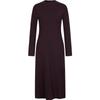 JIU ZI Анна К Элегантное вязаное платье из смесовой шерсти с полувысоким воротником