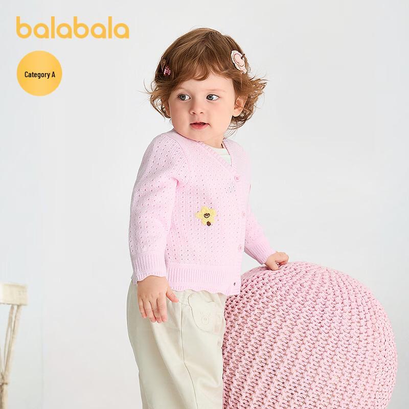Модный вязаный кардиган для девочек Balabala