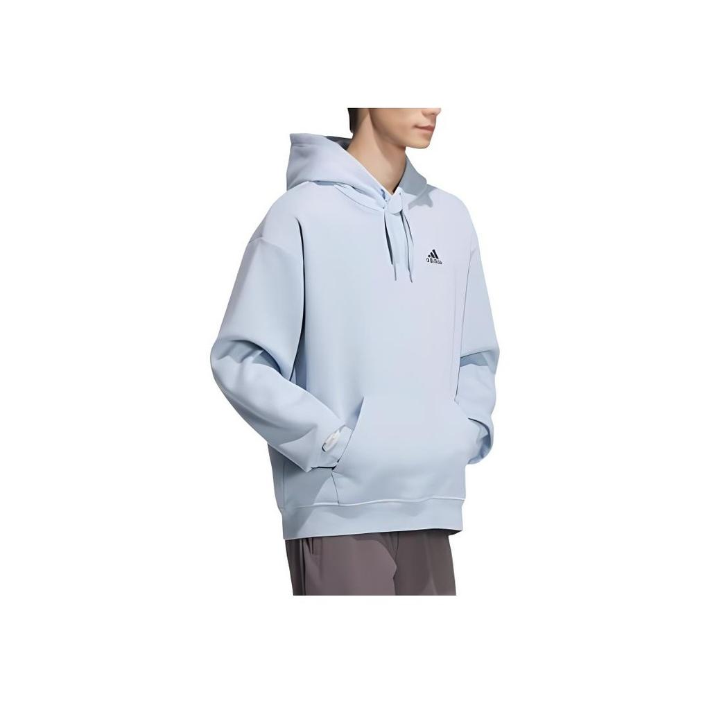 Adidas Повседневный свитер с капюшоном с длинным рукавом, толстовка унисекс, толстовки с капюшоном, синий, черный JM9078