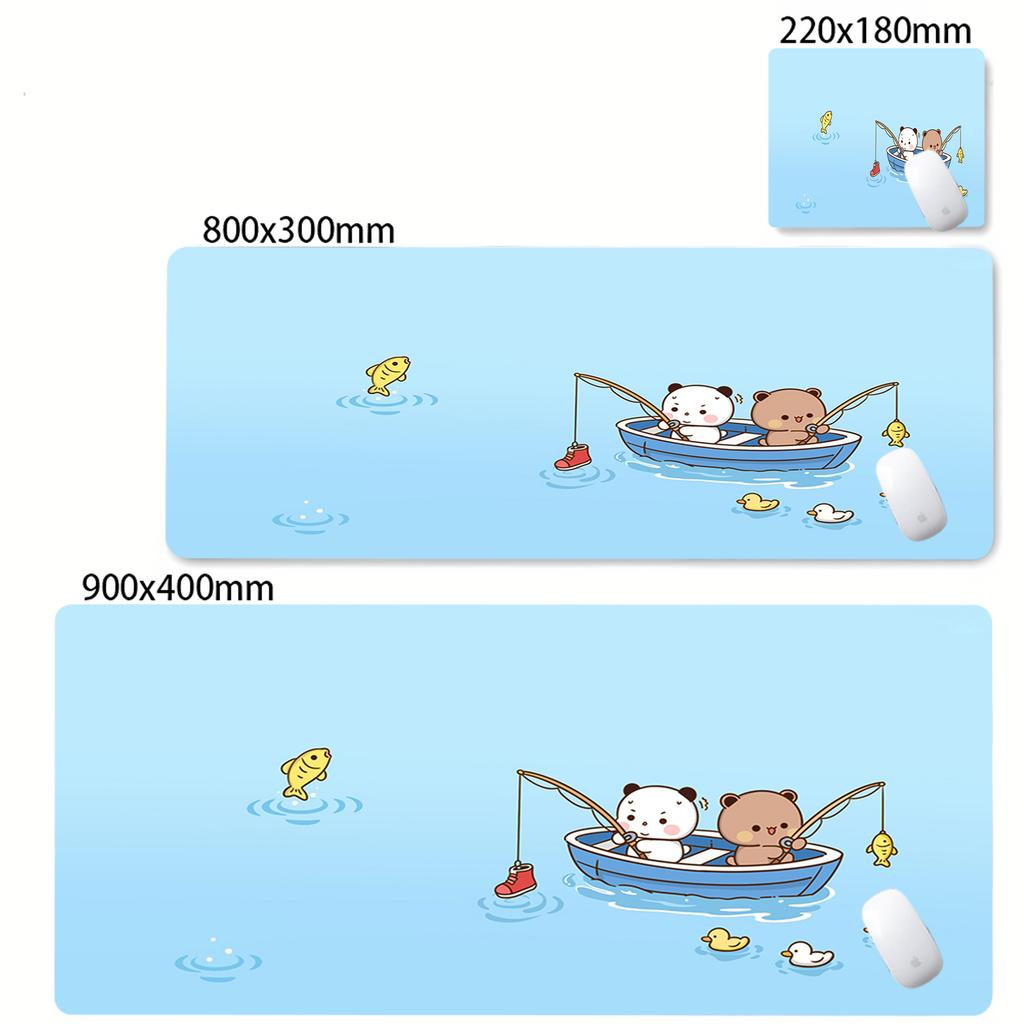BuBu DuDu Anime Mouse Pad Desk Mousepad Cute HD Deskmat Extended Gaming Keyboard Mats Large xcm XXL Gamer Nonslip Mausepad