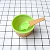 Ice Cream Bowl Set Double Layer Plastic Cup Creative Mixing Bowl Ice Cream Cone Shape DIY Ice Cream Tools Icecream Bowl Spoon