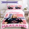 Haaland Bed Linen Set Design for Guest Room Machine Washable Christmas Gift