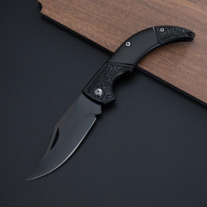WXCOO All Steel Folding Knife Multifunctional Kitchen Cutter for Cooking Household Fruit Paring and Pocket Knives
