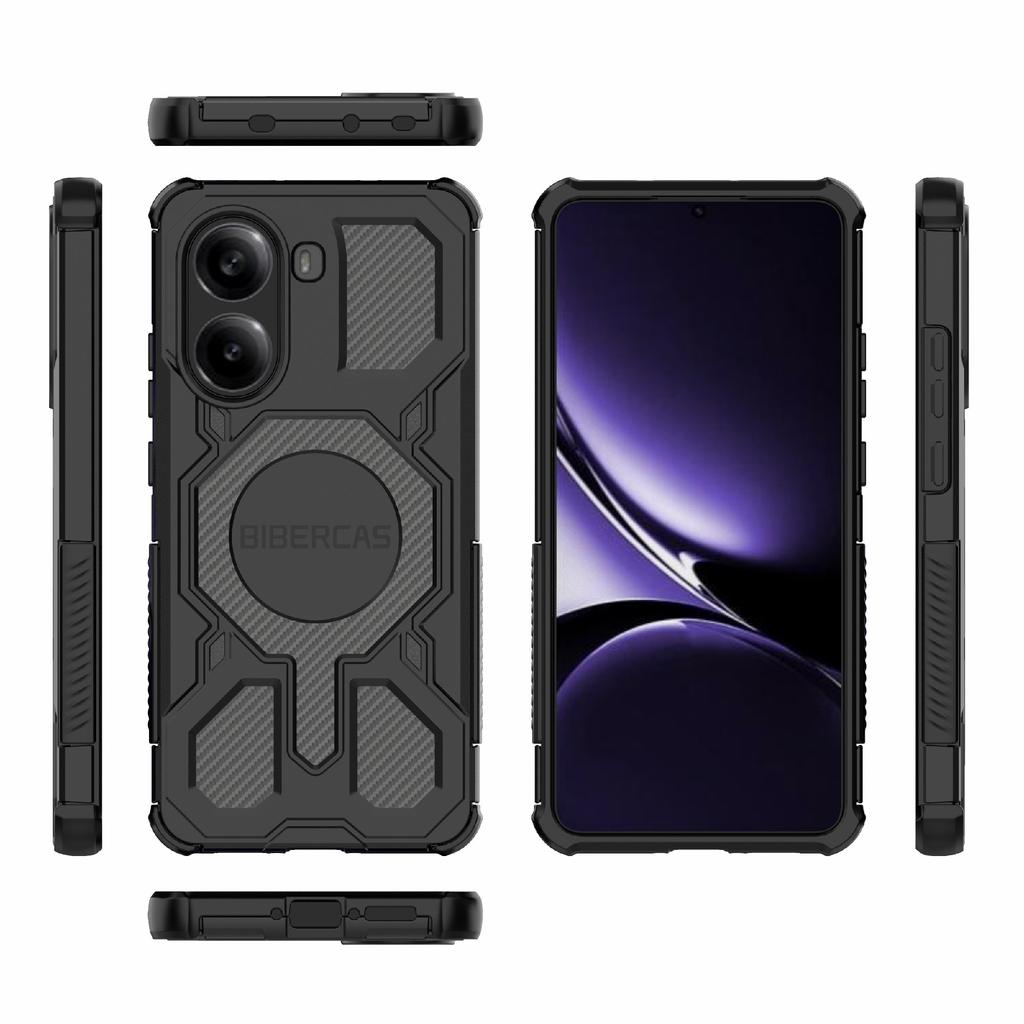 BIBERCAS J-16 Series For Xiaomi Redmi Turbo 4 5G/Poco X7 Pro 5G Case Compatible with MagSafe Anti Drop TPU+PC Phone Cover