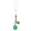 Stylish Green Clover Phone Charm Durable Alloy Pendant For Keys Bags Good Luck Gift Stylish Phone Strap Charm