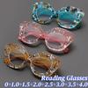 New Vintage Cat Eye Reading Glasses for Women Fashion Large Frame Anti Bluelight Presbyopia Eyeglasses with Plus Diopter+2.0