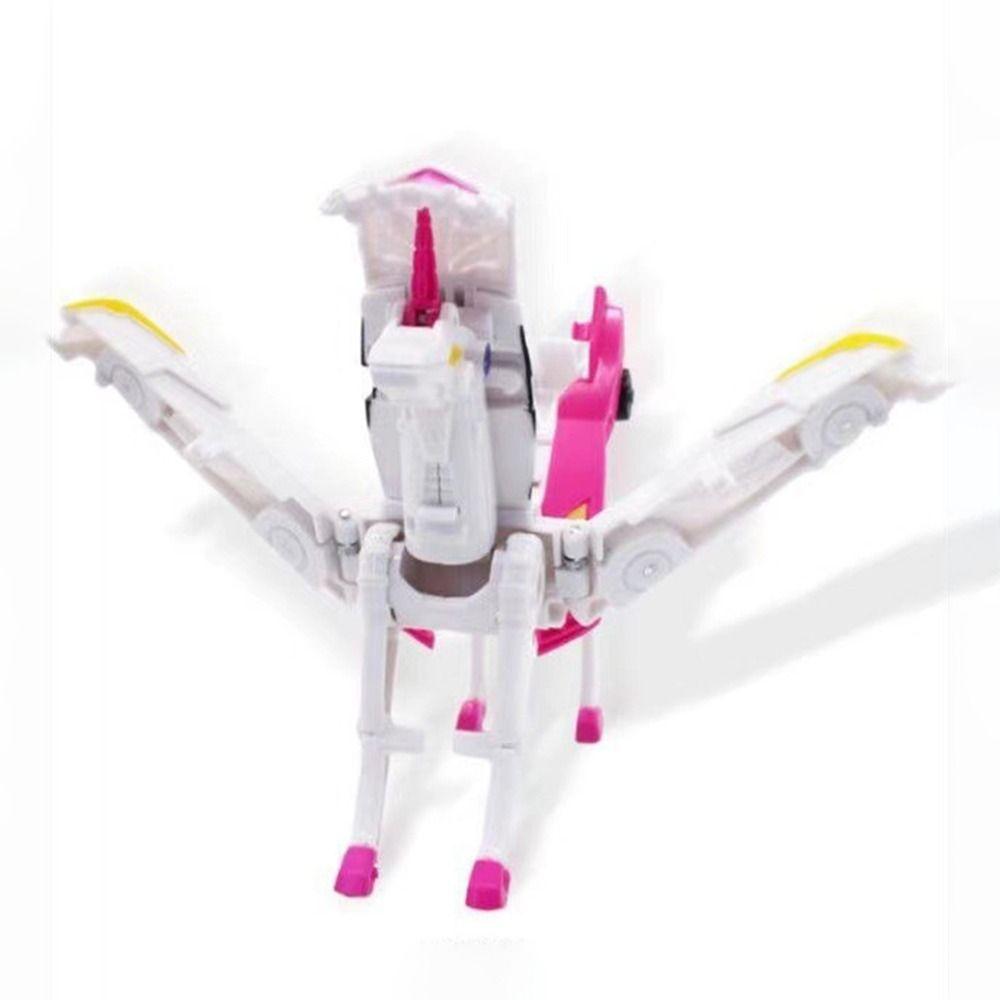 Winged Pegasus Car Model Inertial Sliding Racing Car Creative Car Transforms Into Unicorn Toy
