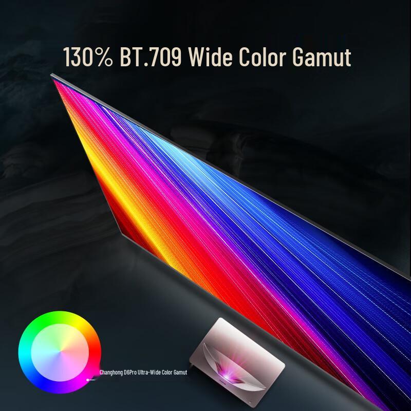 CHANGHONG D6pro 4K Ultra-Short Throw Laser Projector with 100-inch Fresnel Screen (CN version)