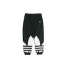 adidas Спортивные брюки Originals с большим трилистником, большим логотипом и манжетами по краю, мужские брюки черного цвета FM9896
