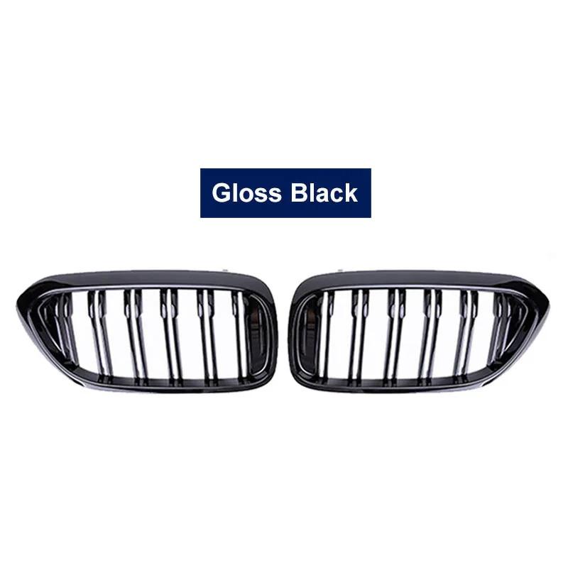 Front Racing Kidney Grille for Bmw 5 Series G30 G38 525I 530I 540I 550I 2017-2020 M-Performance Bumper 2 Slat Grill Replacemt