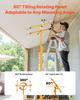 4877 mm Drywall Lift, Heavy-Duty 68 kg Sheetrock Hoist with Adjustable Telescoping Arm, Lockable Wheels, Drywall Lifter Panel Jack Hoist Tools Ideal