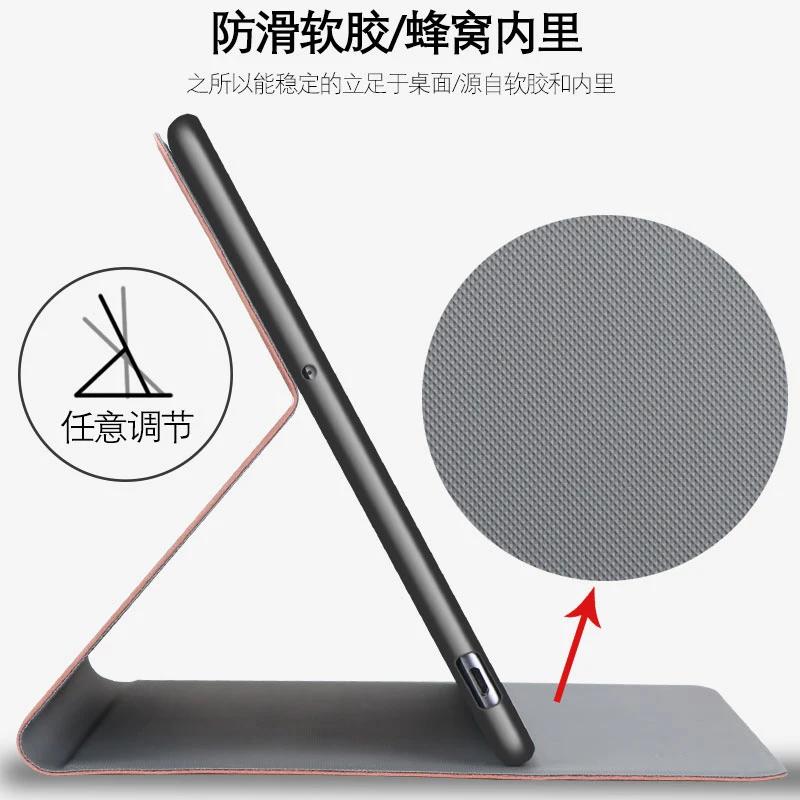 Чехол для ipad pro 12,9 air4 5 10,9, тонкий чехол для планшета в стиле ретро, ​​складной флип-подставка из искусственной кожи, умный чехол для ipad pro 11 10th, чехол
