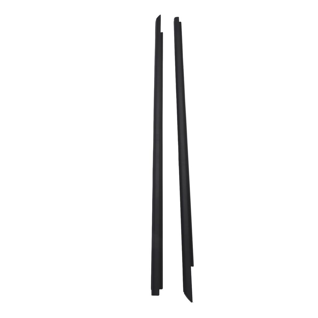 Pair of Car Door Window Weatherstrip 55399123AG Noise Insulation Window Sealing Strip Moulding Trim Black