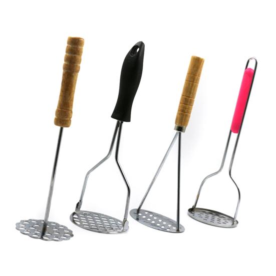 Kitchen Gadget Multi-use Practical Easy To Use Large Round Press Plate for Vegetable Fruits Masher Kitchen Tool