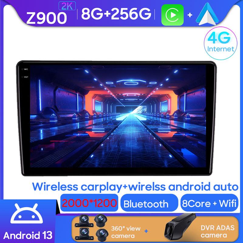 Android Мультимедиа Для Opel Vectra 3 C 2002 - 2008 Автомобильный Стерео Процессор Радио QLED Плеер Навигация Carplay Авто HDR Камера WIFI Экран