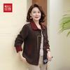 Ходо Национальный стиль для женщин среднего возраста Повседневная короткая куртка