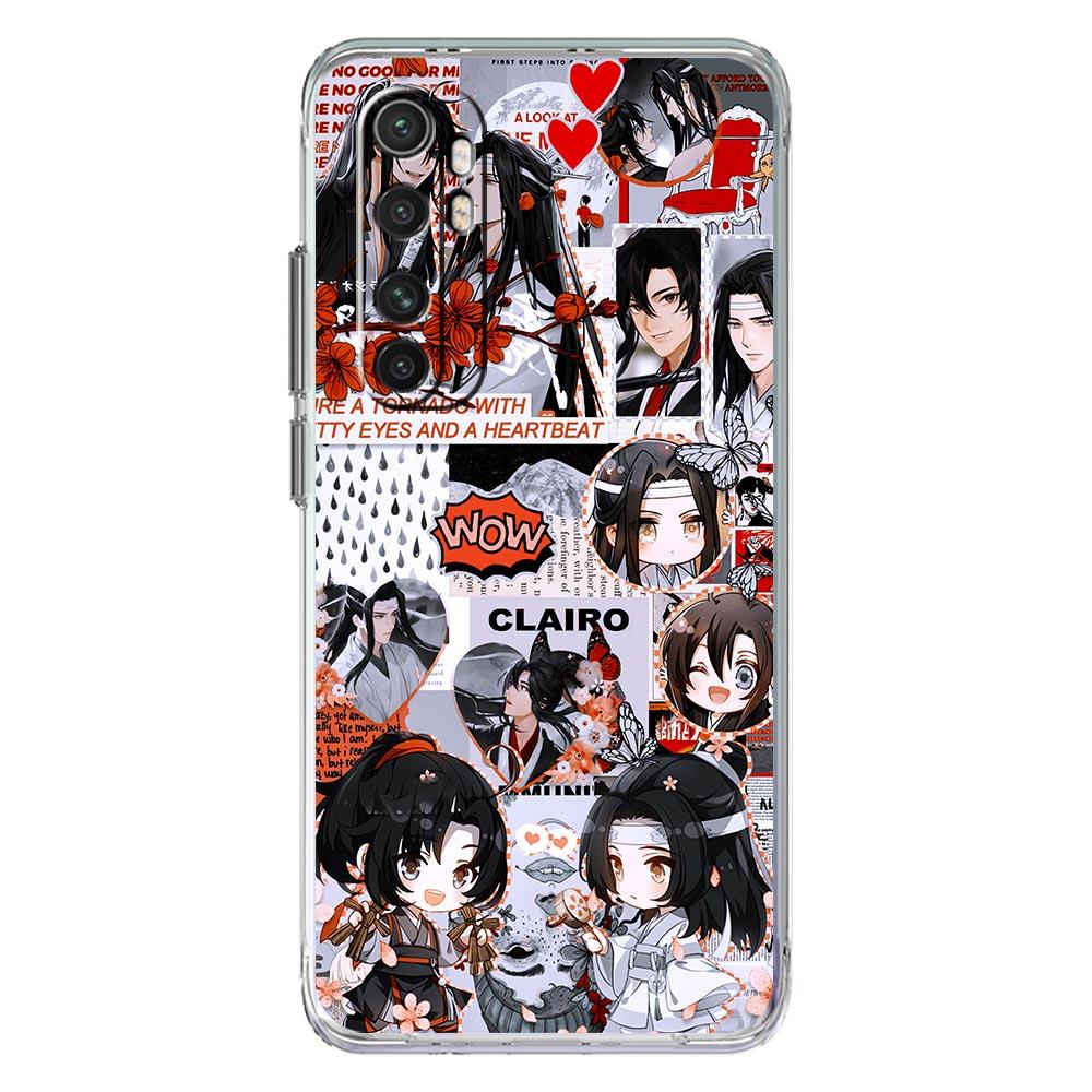 Mo Dao Zu Shi Wei Wuxian Anime Phone Case For Xiaomi Mi 12T 10 12 Lite 11 Ultra 11X 11T Pro 11i Poco X4 X3 NFC F3 M3 M4 5G Cover