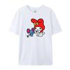 Cotton Breathable Childrens Tshirt Summer New Cute Melody Printed Parent Child Wear Unisexs and Womens Short Sleeves 2026