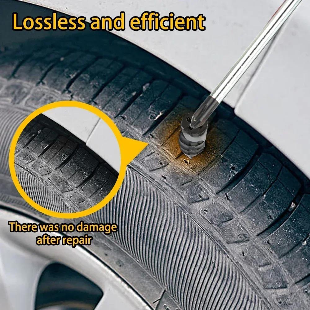 4pcs/Set Bicycle Puncture Repair Nails Anti-Puncture Tools For Car Car Puncture Kit Tyre Repair Rubber Nails Kit for Motorcycle