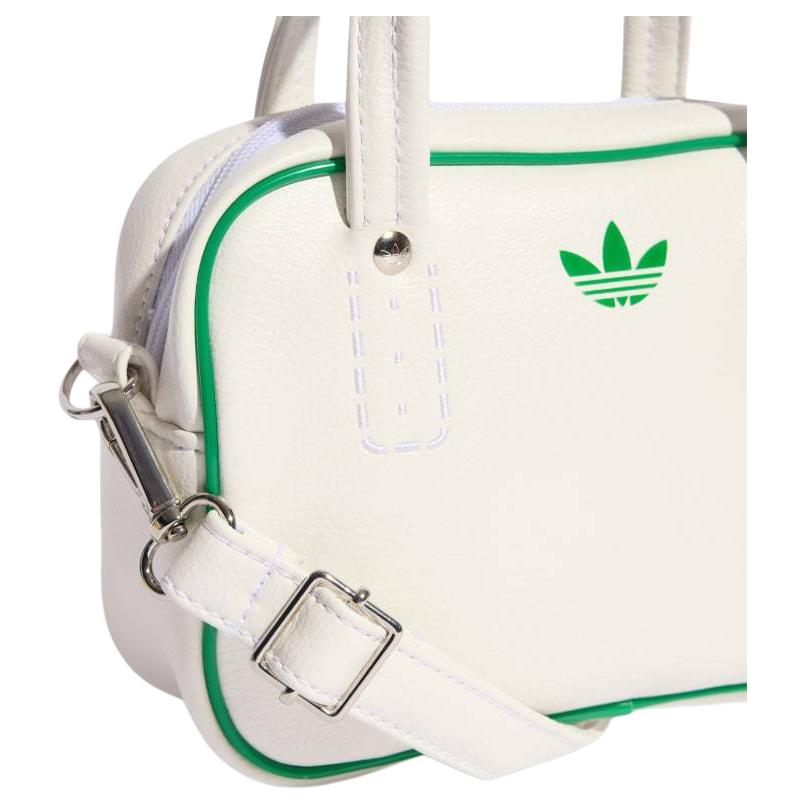 New Adidas Originals ADICOLOR Polyurethane One Shoulder Handbag Mini Unisex White JX7873