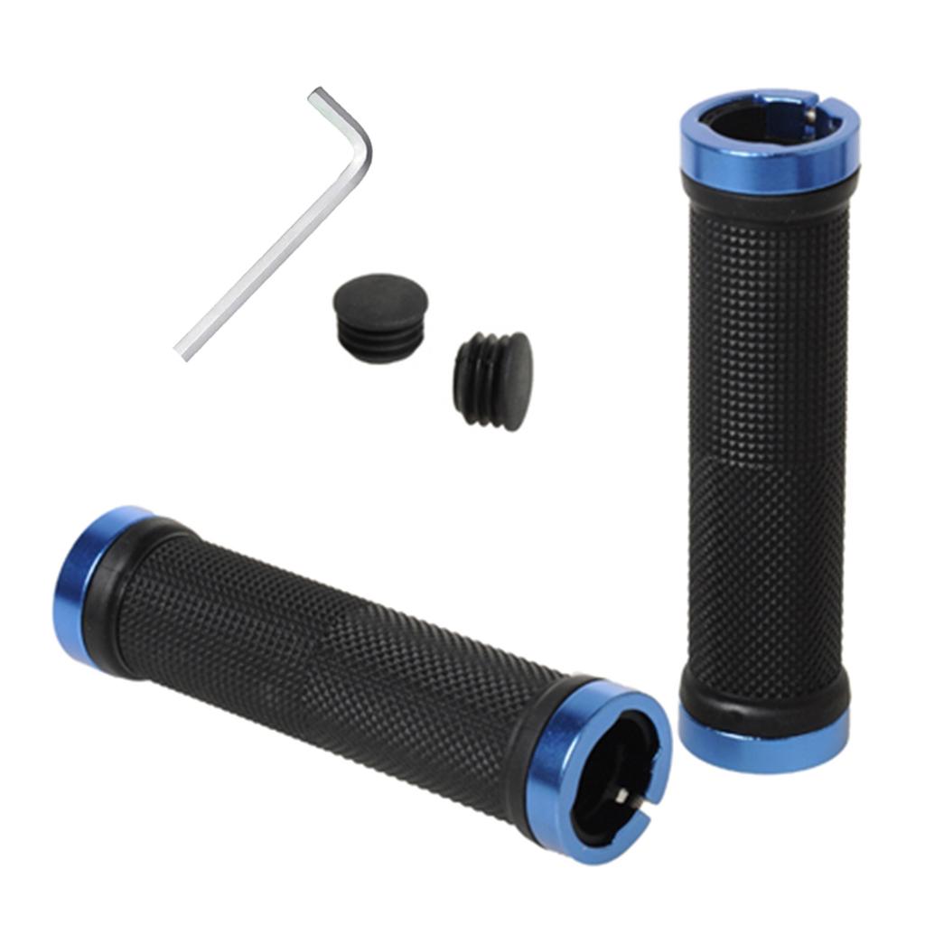 2 шт. Велосипедные ручки, мягкие резиновые чехлы, чехлы для ручек велосипеда, противоскользящие велосипедные ручки с заглушкой