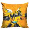 Transformers Pillowcase with Bumblebee Motif Decorative Pillow