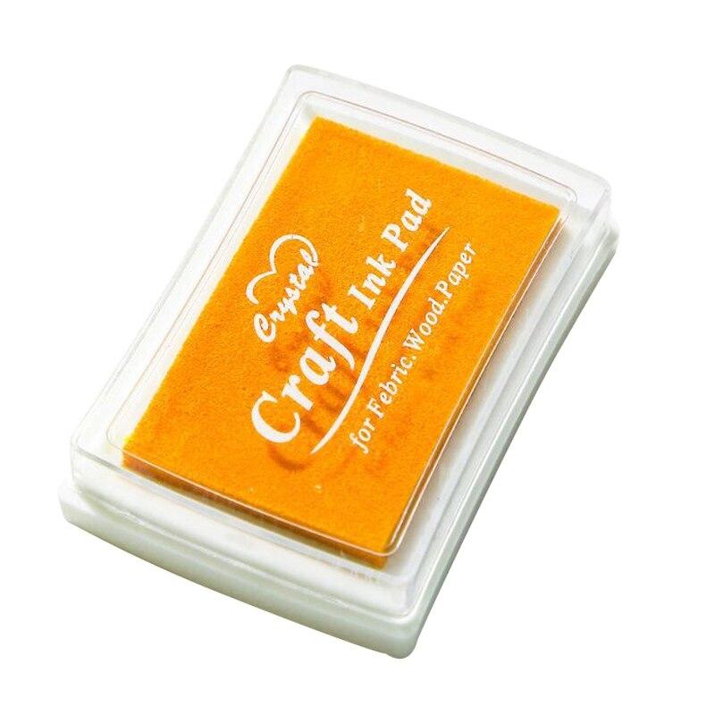 Non-Toxic Gradient Color Ink Pad Inkpad Rubber Stamp Oil Based Finger Print Nice Gift for Children Stamp DIY Art Craft