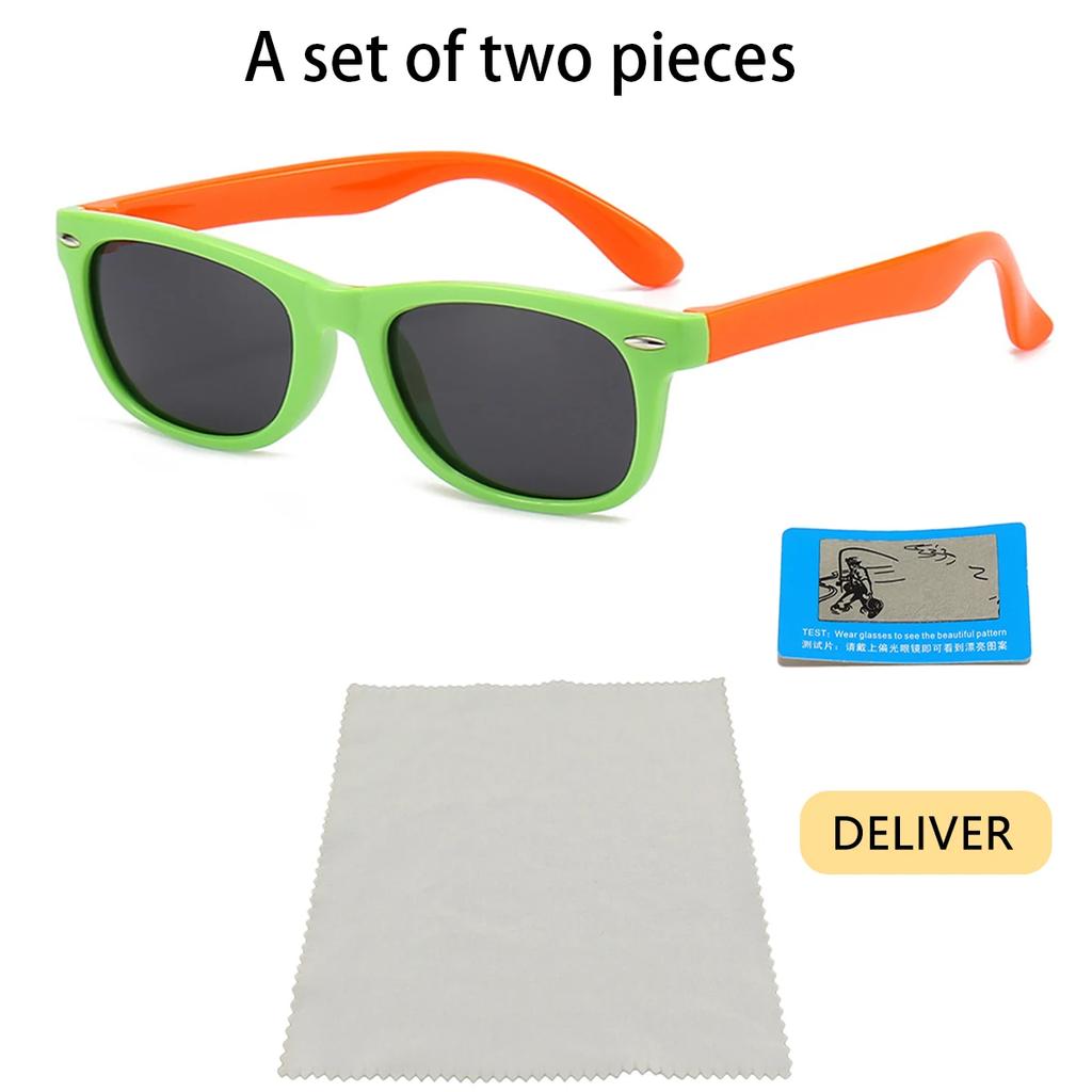 Новые модные брендовые детские цветные солнцезащитные очки с защитой от ультрафиолета, детские солнцезащитные очки с защитой от синего света, мужские и женские солнцезащитные очки UV400