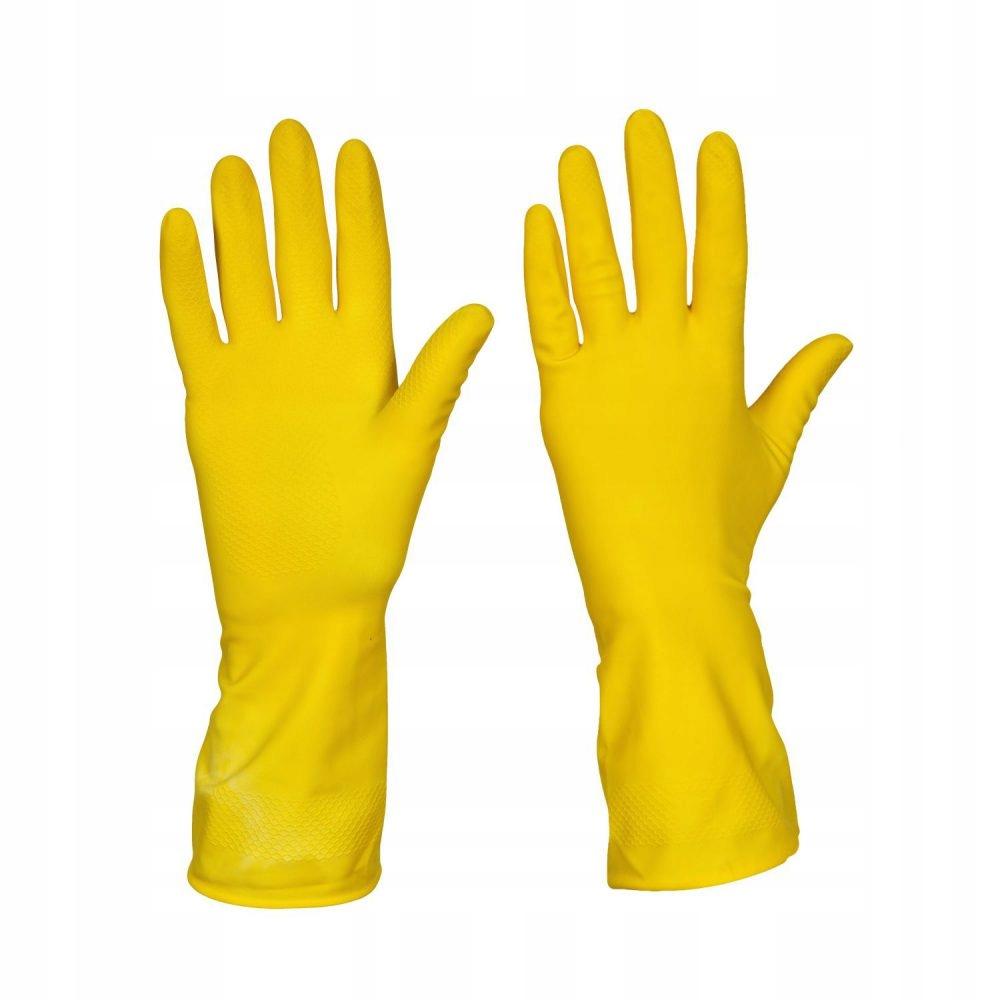 Latex Household Gloves / Yellow / Size: 9 - / Ideall Yellow - 120 Pcs