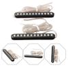 2X 12V последовательный плавный мотоцикл 12 светодиодных мини-полосок указатель поворота янтарный