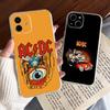 AC Back In Black DC Чехол для телефона For IPhone 15 Pro Max 16 Pro Max 14 13 11 12 Mini Xs X Xr 7 8 Plus Se Прозрачная крышка