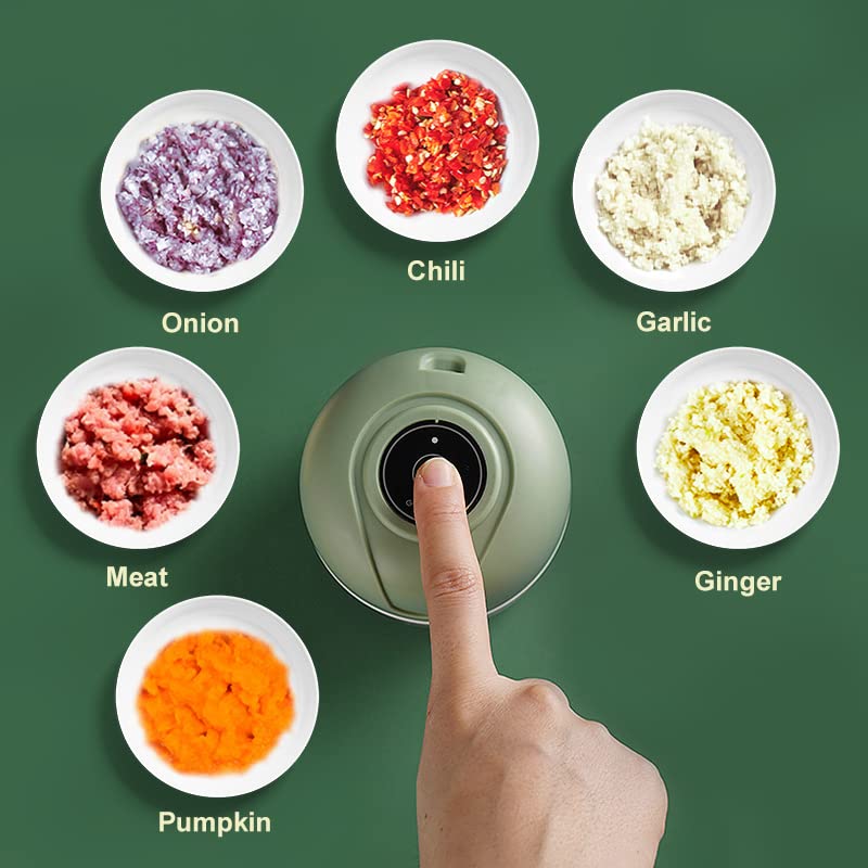 USB электрический портативный чеснокорез мини-мясорубка измельчитель чесночного пюре подходит для чесночных закусок чили кухонный измельчитель продуктов