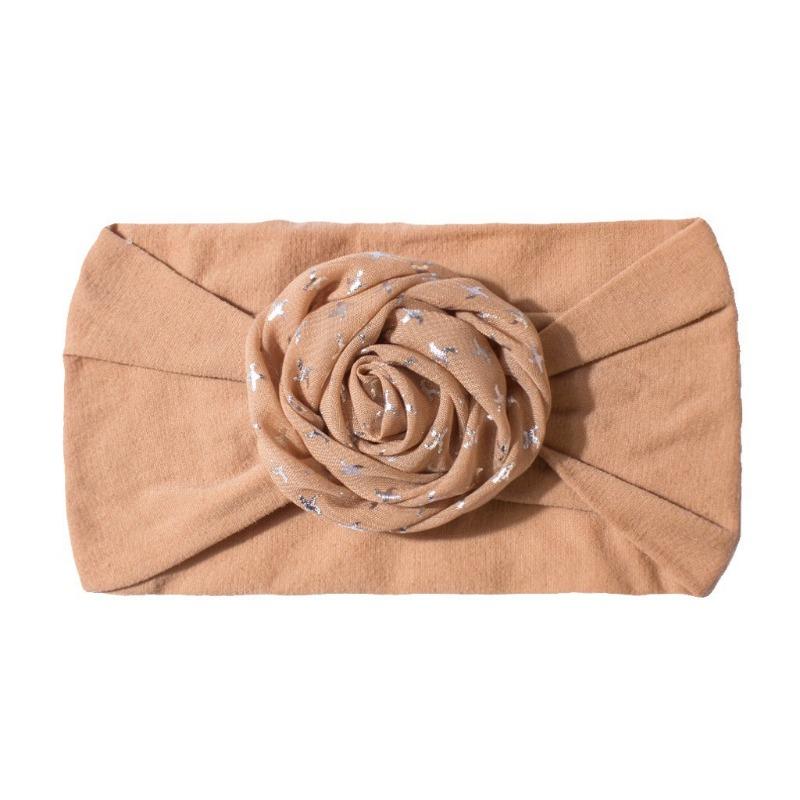 New Baby Nylon Headscarf Cute Solid Color Baby Fontanelle Elastic Headband Comfortable Children's Hair Accessories