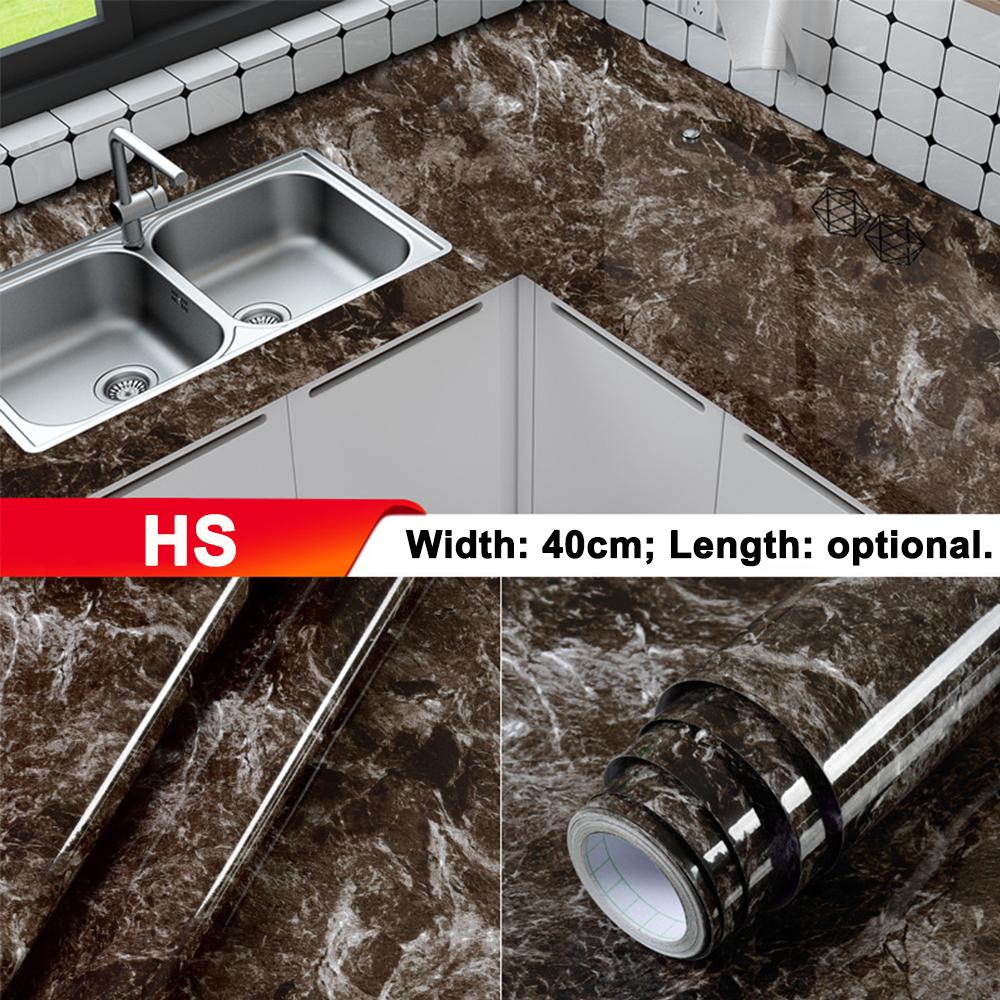 29 Styles Marble Wallpaper Home Decor Films PVC Waterproof Stickers Self-adhesive Doors Cabinet Modern Furnitures Wall Decoration