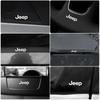For Jeep Grand Cherokee Wrangler JK Gladiator Compass Renegade Patriot Liberty 10Pcs Mini Aluminum Car Decorative Stickers AMR1