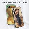 Черный чехол из ТПУ для Samsung Galaxy F23 M12 M22 M23 M32 4G M52 5G M30S M21 Художественная роспись Рождение Венеры
